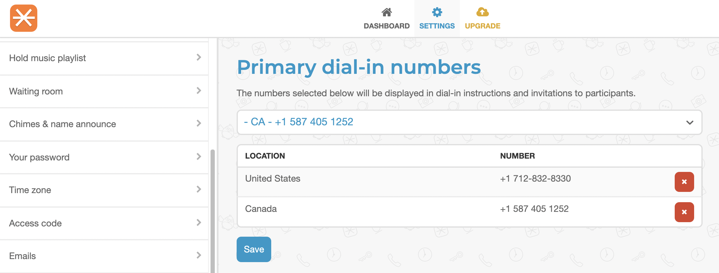 Free International Dial-In Numbers